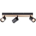 Spotbalken Joris 1 Braun, 104W, 15,3 x 42 cm, Metall Spotbalken