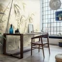 Tapet med bladmotiv Big Pictures beige 4,50 x 2,70 m