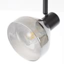 Spotrohr Max Schwarz, 18W, 19,5 x 89 cm, Glas Strahler