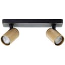 Spotbalken Leonardo 2 Gold, 105W, 12,1 x 31 cm, Metall Spotleuchte