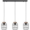 Pendelleuchte Inga 11 Braun, 40W, 142 x 100 cm, Holz Pendellampe