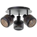 Spotrondell Silvio 2 Gold, 28W, 17,5 x 37 cm, Metall Industrielle deckenleuchte