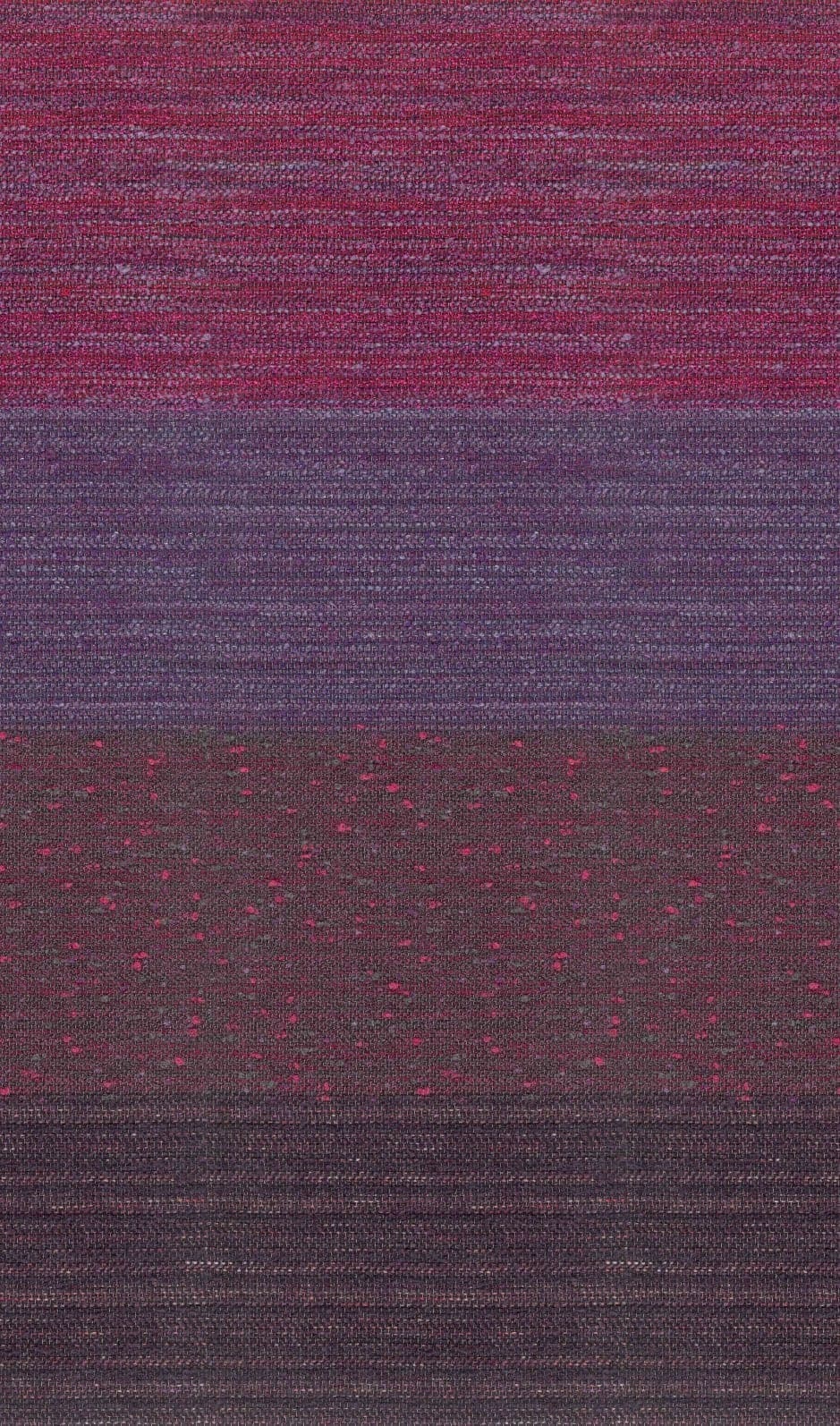 Fototapet med gradient i bordeauxlila och grått med motiv i textiloptik 2,7 x 1,59 m
