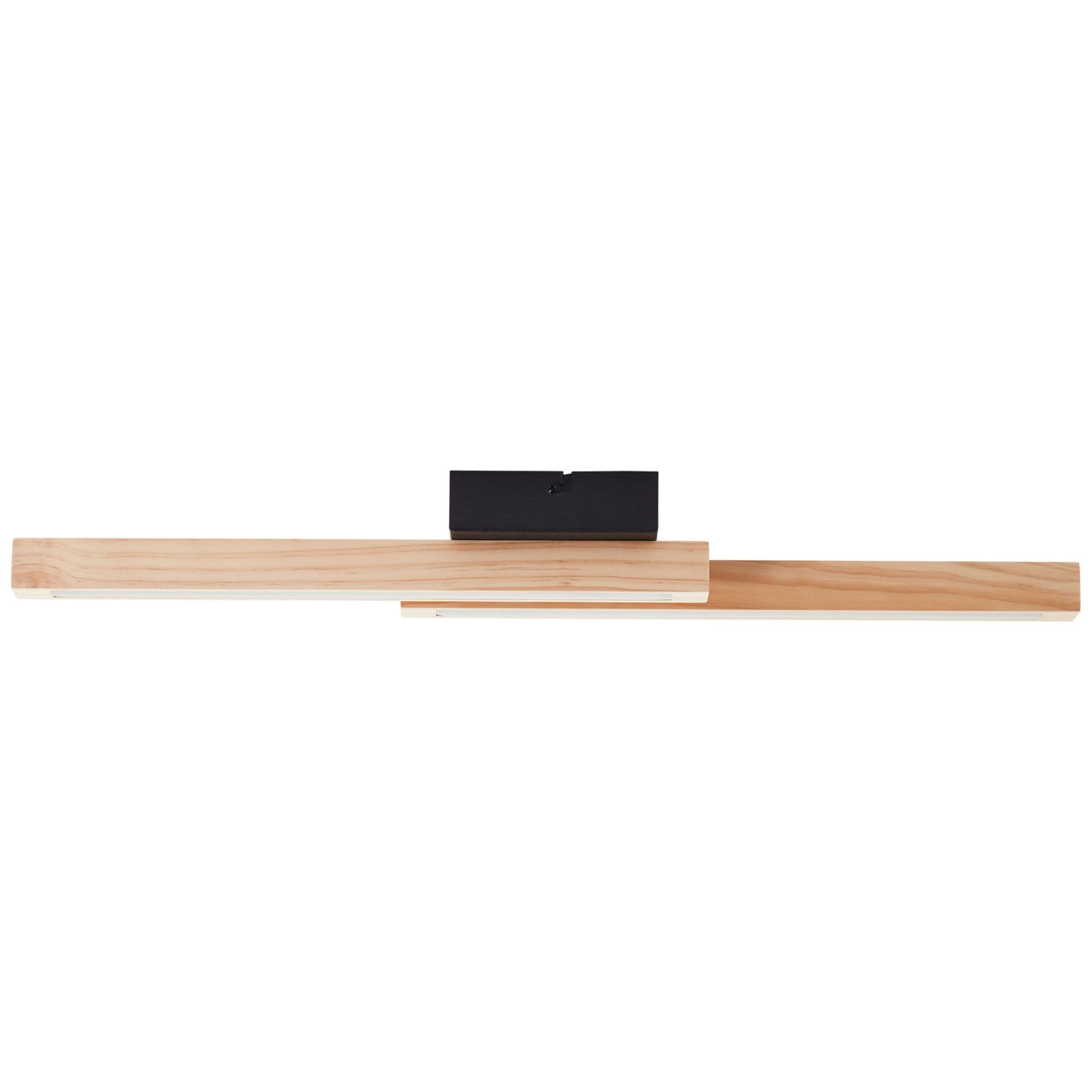 Deckenleuchte Anabelle 1 Braun, 14W, 62 x 6,5 cm, Holz LED-Lampe