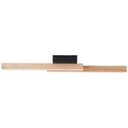 Deckenleuchte Anabelle 1 Braun, 14W, 62 x 6,5 cm, Holz LED-Lampe