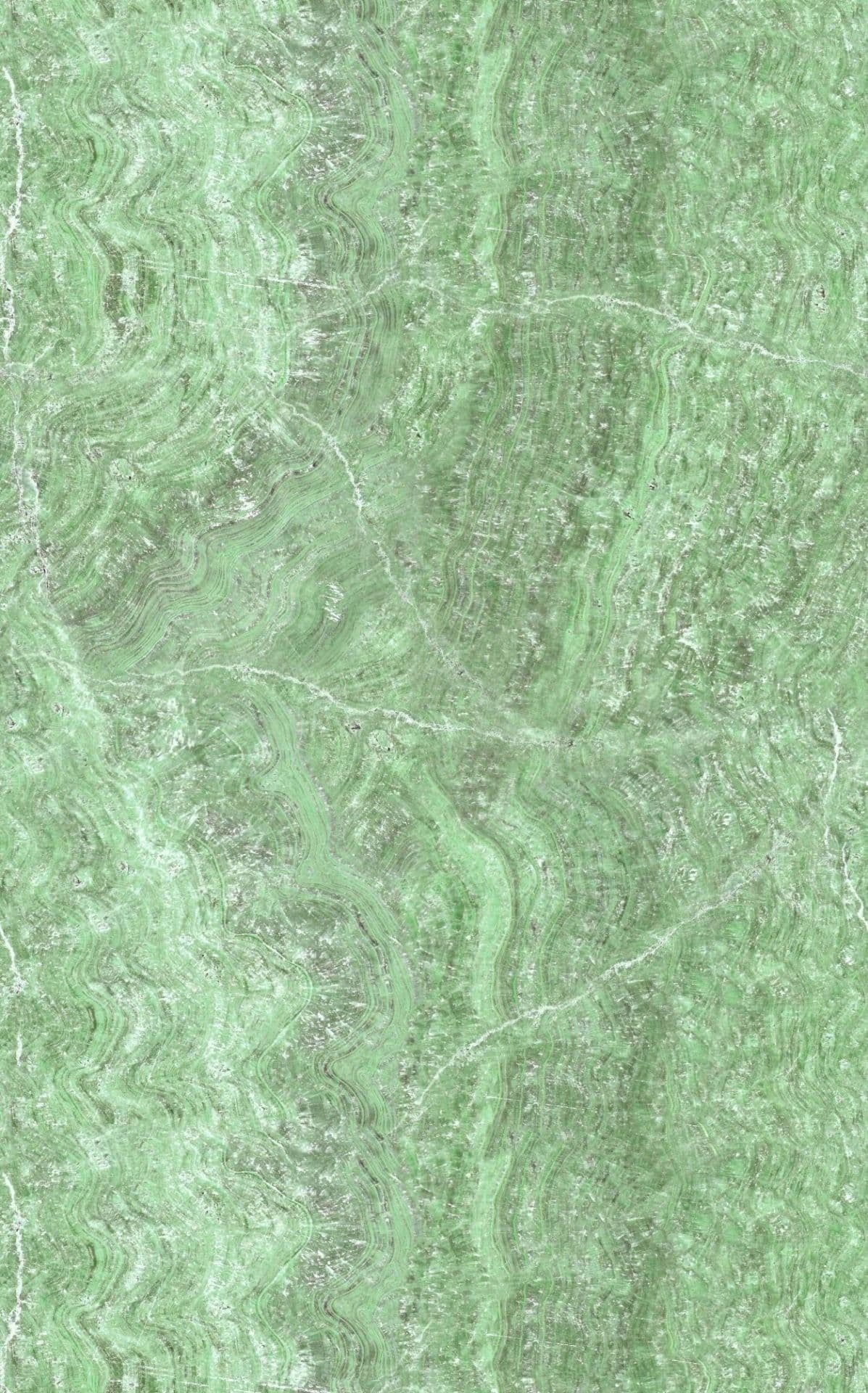 Fototapet med motiv av grön marmor i naturstensutseende med mjuka ådror 3,4 x 2,12 m