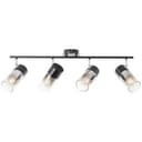 Spotrohr Aiden 2 Grau, 40W, 23,5 x 74,5 cm, Metall Deckenleuchte