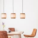 Pendelleuchte Till 9 Braun, 60W, 120 x 110 cm, Textil Lampe