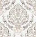 Fototapet ornament medaljongmönster i beige grå i elegant stil 2,7 x 2,65 m
