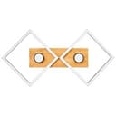 Deckenleuchte Vincent 2 Braun, 32W, 6,2 x 70,7 cm, Holz Lampe