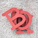 Bokstäver av trä i MDF 20 cm bokstavshöjd