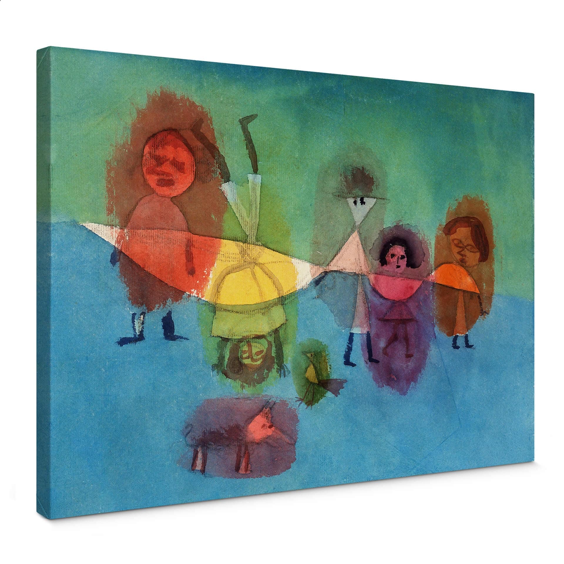 Canvastavla Klee - Barngrupp