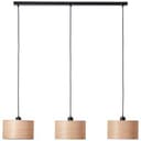 Pendelleuchte Michael 5 Beige, 52W, 120 x 110 cm, Holz Pendelleuchte