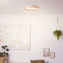 Deckenleuchte Alea 1 Beige, 26W, 6,5 x 39,5 cm, Holz Deckenlampe