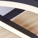 Deckenleuchte Leopold 3 Braun, 24W, 5,5 x 39 cm, Holz Moderne led-deckenleuchte