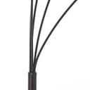 Stehleuchte Hilla 2 Grau, 25W, 200 x 73 cm, Metall Bogenlampe