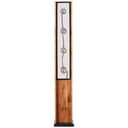 Stehleuchte Daniel 4 Braun, 42W, 125,5 x 20 cm, Holz Stehlampe