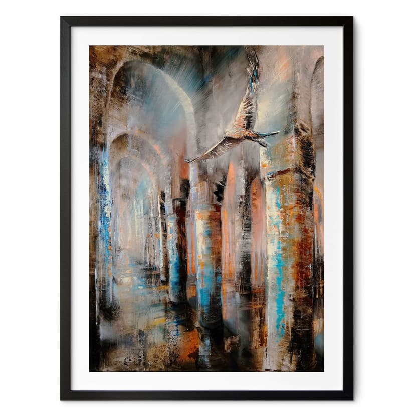 Poster Flyg genom arkadhallarna - Schmucker