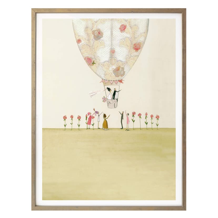 Poster Leffler - Bröllopsballong