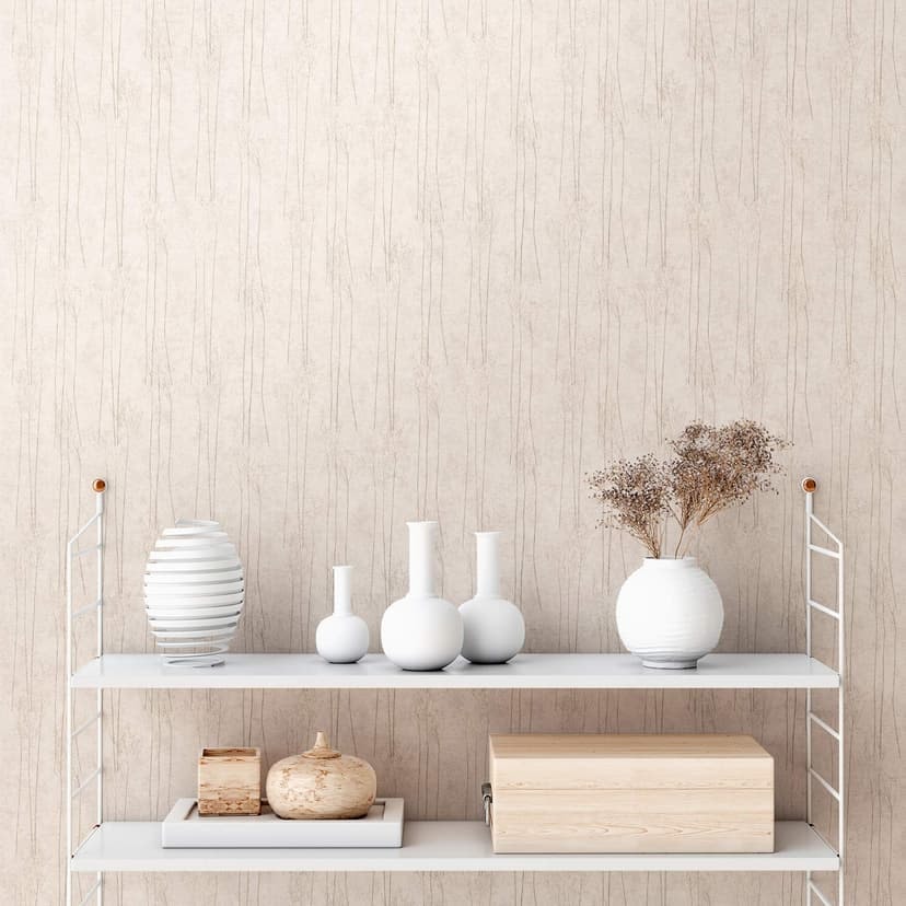 A.S. Création blommig tapet #Hygge non-woven tapet grå, beige