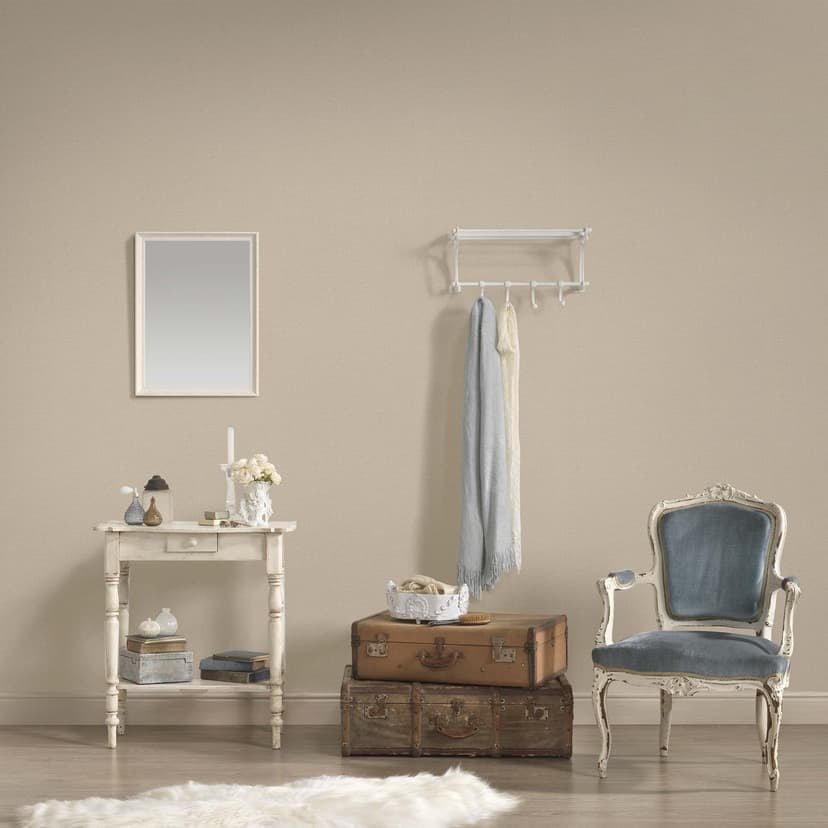 Beige kräm sovrum tapet - modern non-woven tapet vardagsrum