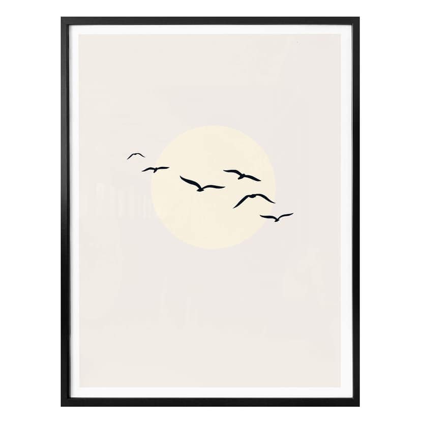 Poster Kubistika - Förtrollande himmel