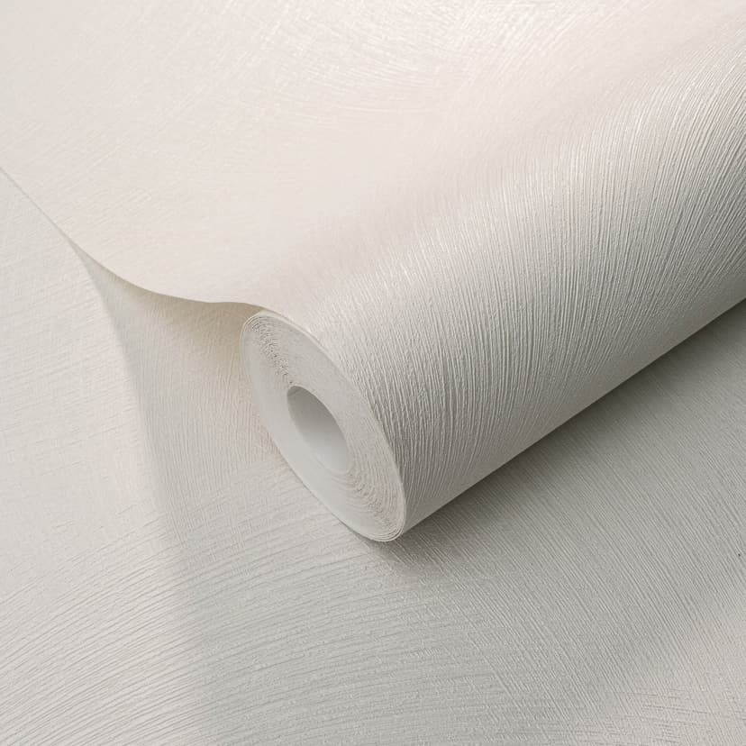Non-woven tapet med grafiska prov i vitt
