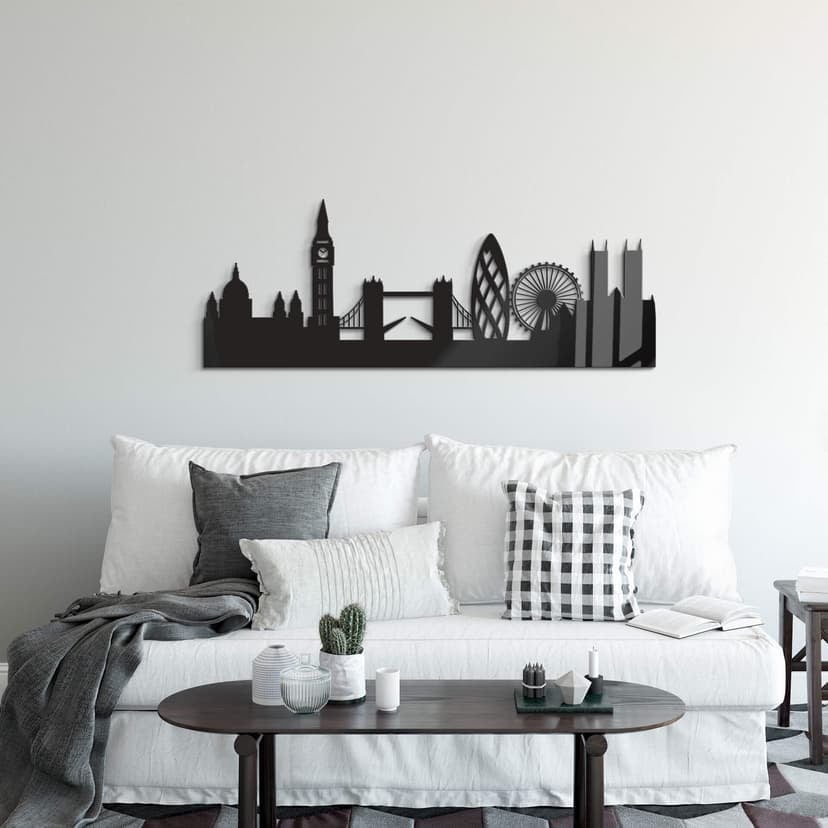 Akryl dekoration skyline London