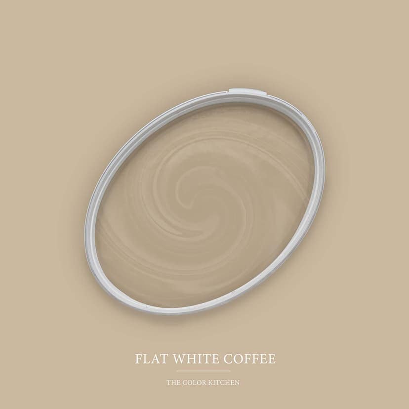Beige Väggfärg satin matt I Flat White Coffee | Rumsöppnande och lugnande | THE COLOR KITCHEN