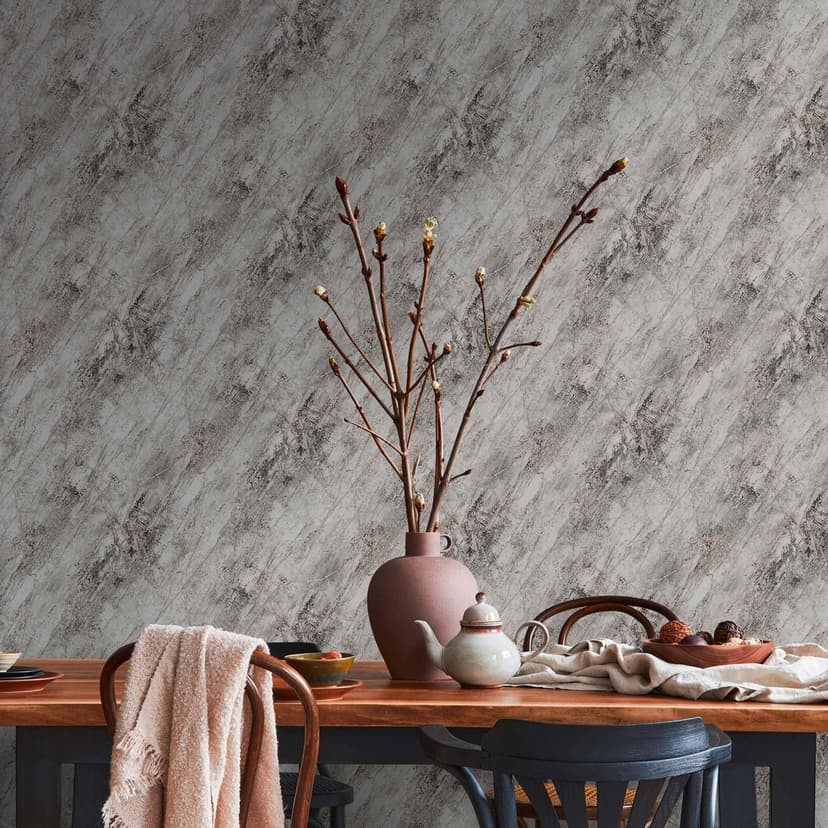 Non-woven tapet marmor sten grå koppar tapet marmor effekt design tapet vardagsrum