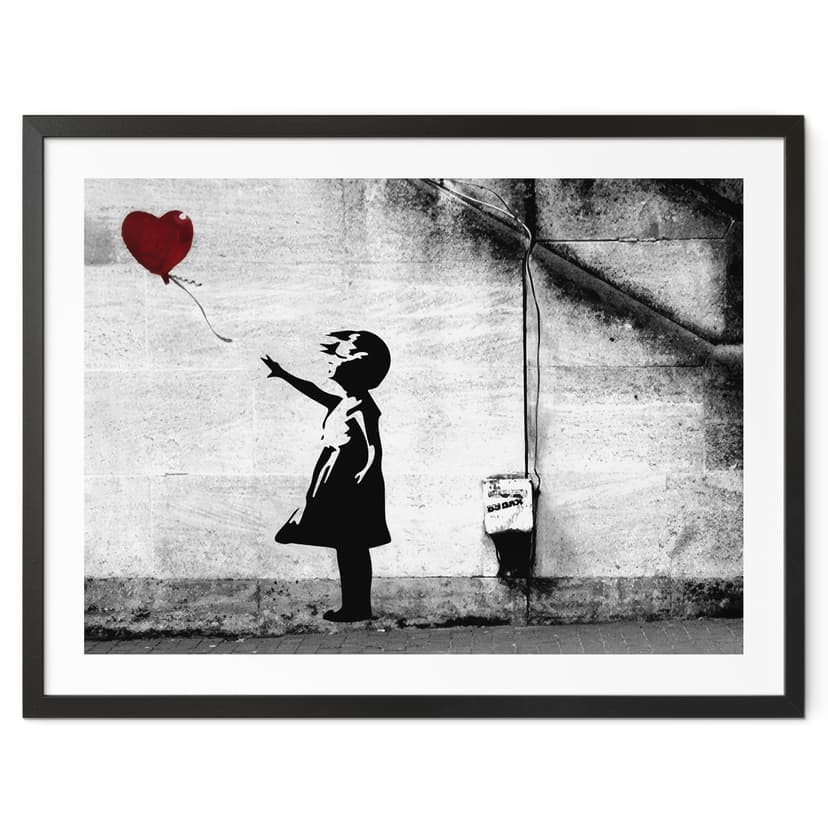 Poster Banksy - Flicka med ballong