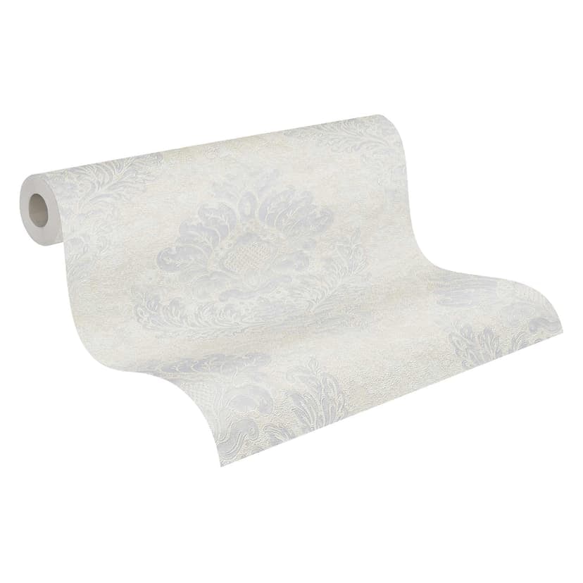 Barock tapet beige, grå, vit, non-woven tapet Metropolitan Stories Alena St Petersburg by Livingwalls