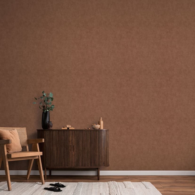 Enhetstapet Elysium brun