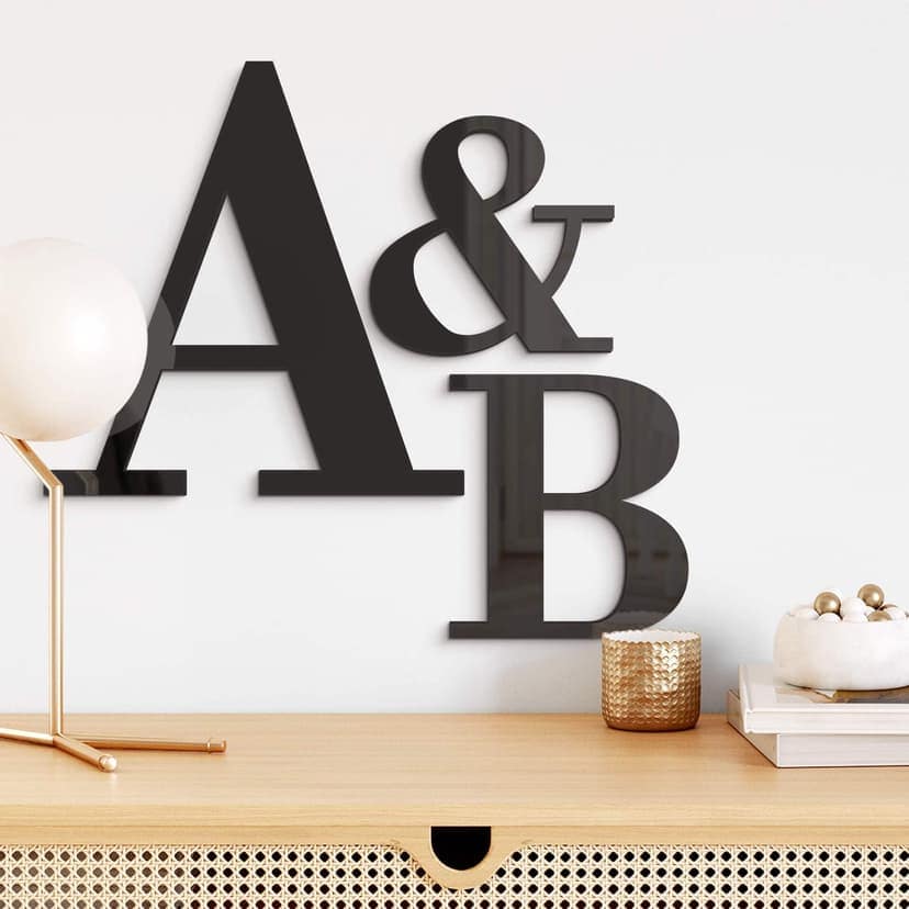 Akrylbokstäver - teckensnitt Bodoni