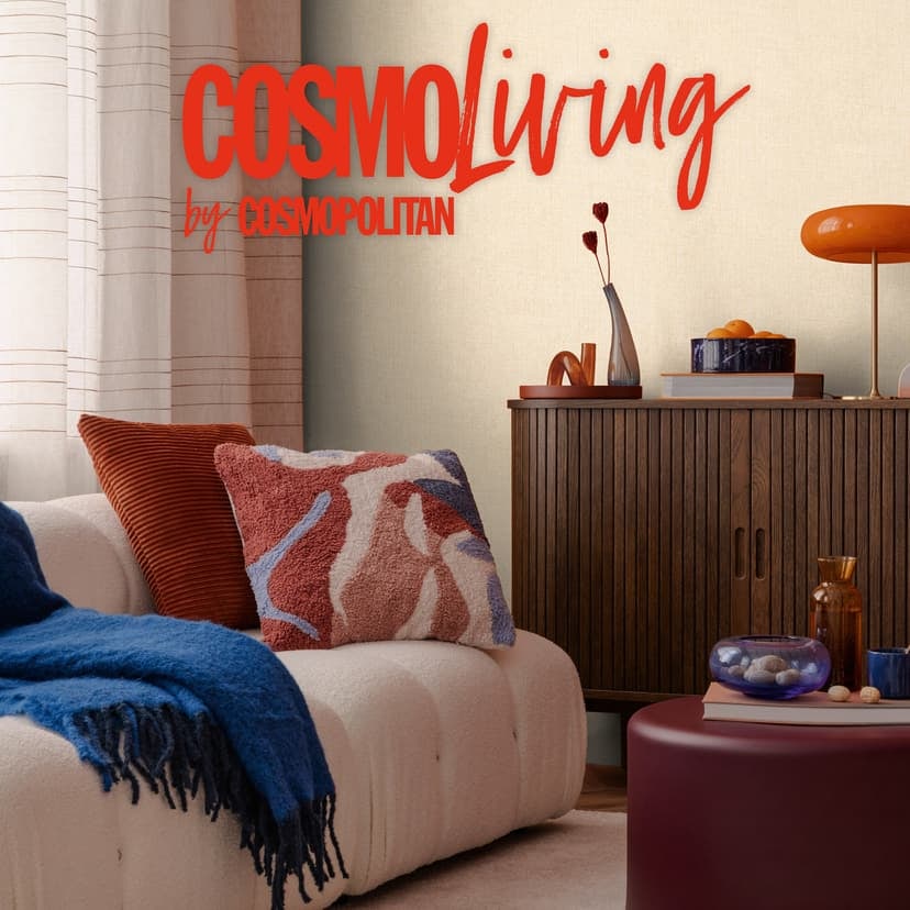 COSMOPOLITAN tapet sand beige med struktur - varm Icke-vävd tapet vardagsrum