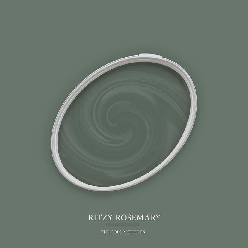 Grön halvmatt Väggfärg I Ritzy Rosemary | Skapa rumsharmoni | DET FÄRGGLADA KÖKET