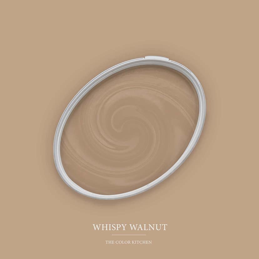 Brun Väggfärg halvmatt I Whispy Walnut | skapa en mysig och lugn rumsatmosfär| THE COLOR KITCHEN