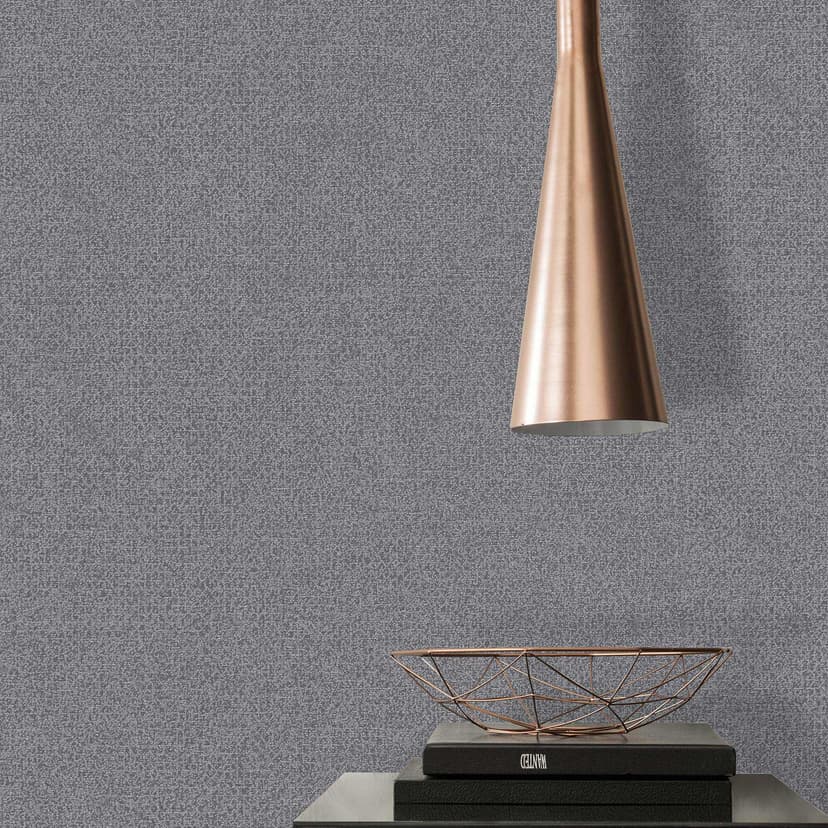 Slät tapet svart silver PVC-fri - metallisk non-woven tapet av A.S. Création 386624