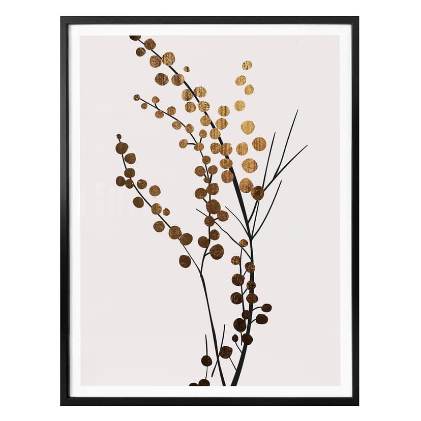 Poster Kubistika - Gyllene gren