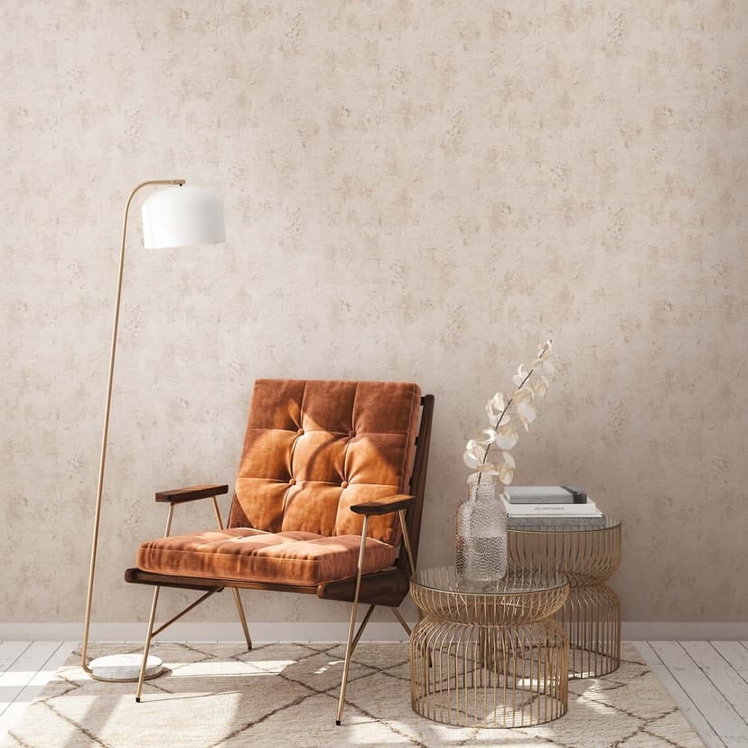Non-woven tapet betong look beige tapet industriell betong kräm betong tapet loft