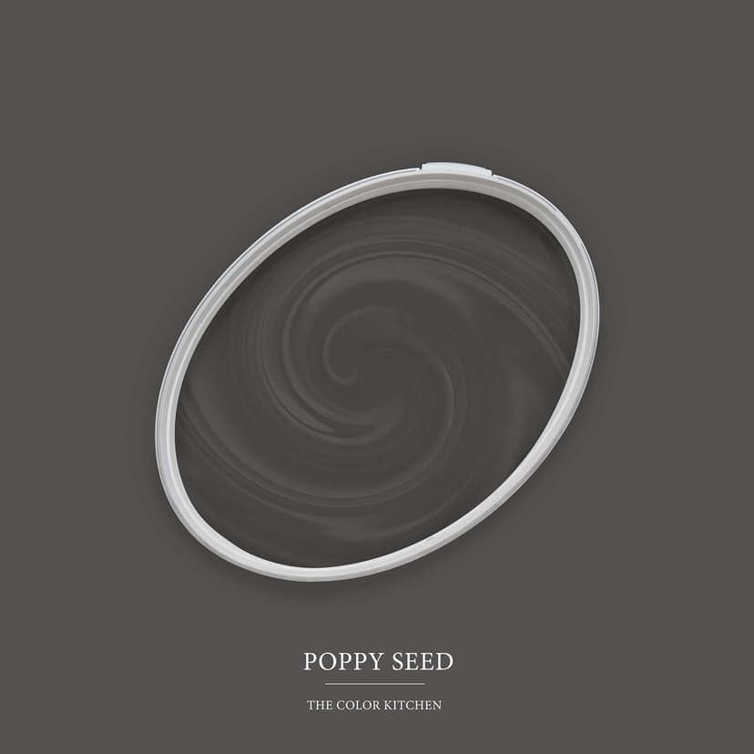 Antracitgrå Väggfärg satin matt I Poppy Seed | skapa en elegant, modern atmosfär | THE COLOR KITCHEN