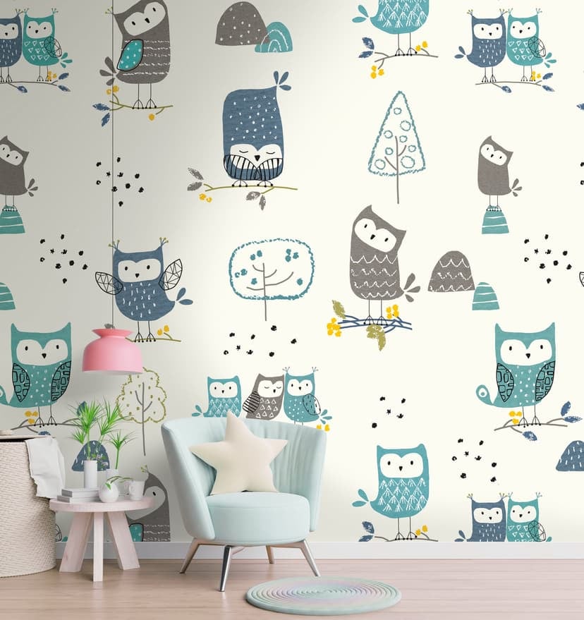 Fototapet för barn färgglad grädde - non-woven tapetkonst för barn Livingwalls - matt och slät