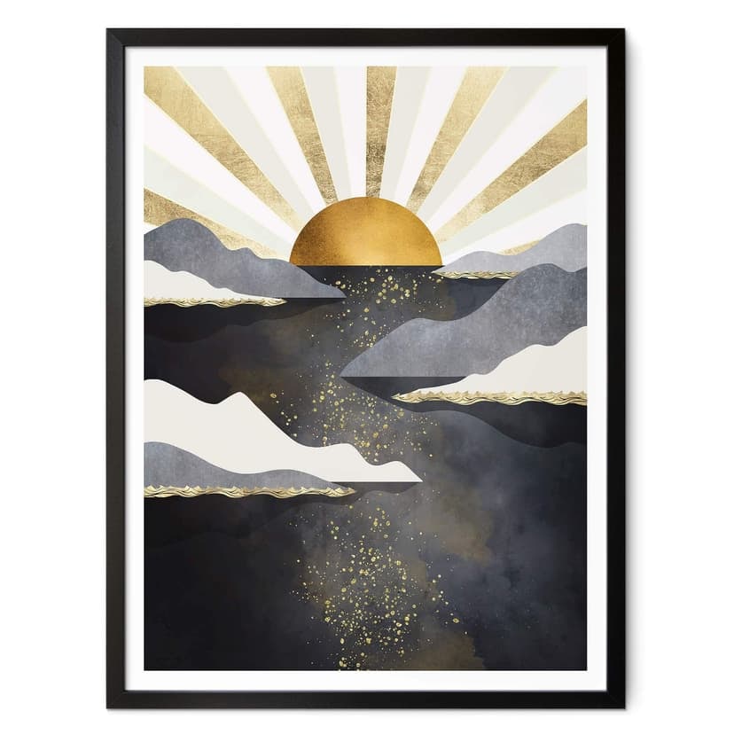 Poster SpaceFrog Designs - Gyllene gryningen