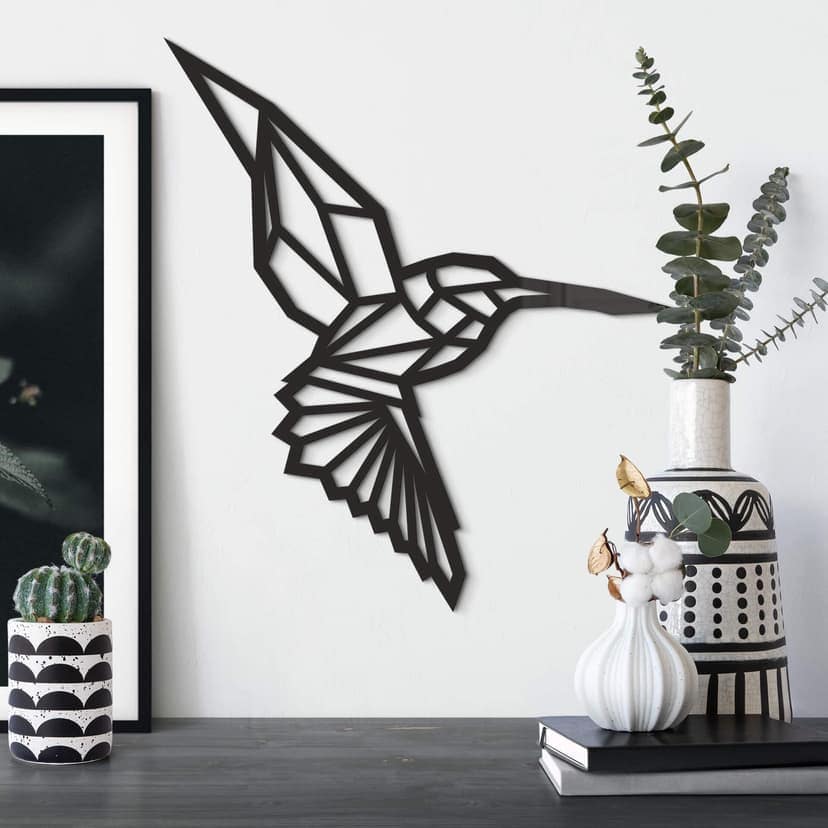 Akryl dekoration Origami kolibri