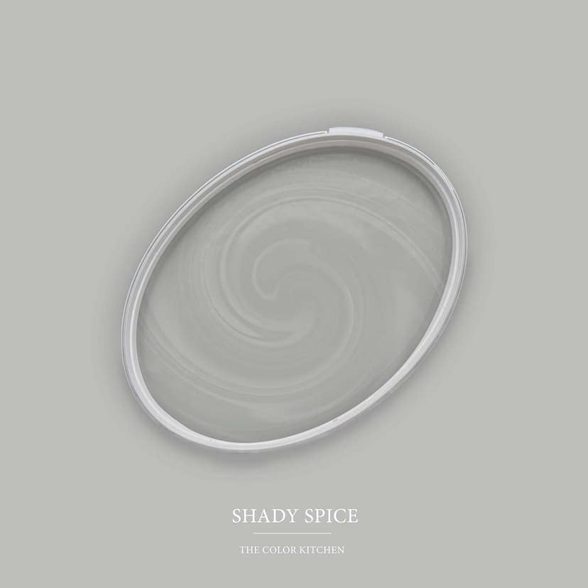 Grå Väggfärg satin matt I Shady Spice | skapa en elegant, modern atmosfär | THE COLOR KITCHEN
