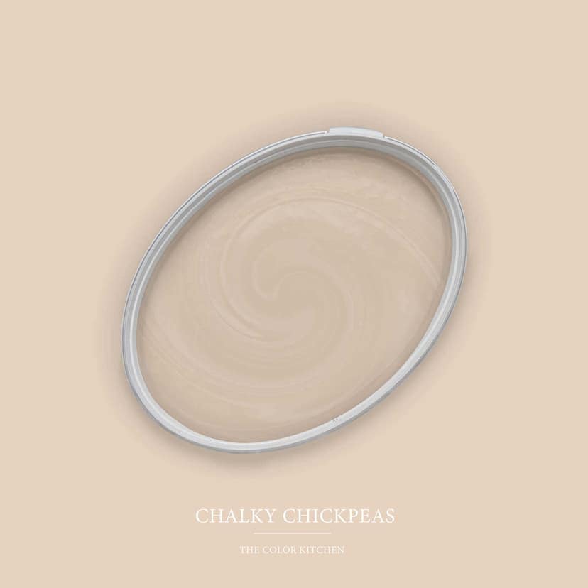 Sidenmatt beige Väggfärg I Chalky Chickpeas | Rumsöppnande och lugnande | THE COLOR KITCHEN