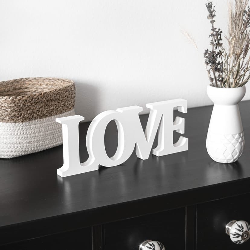Dekorativa bokstäver 3D Love 2