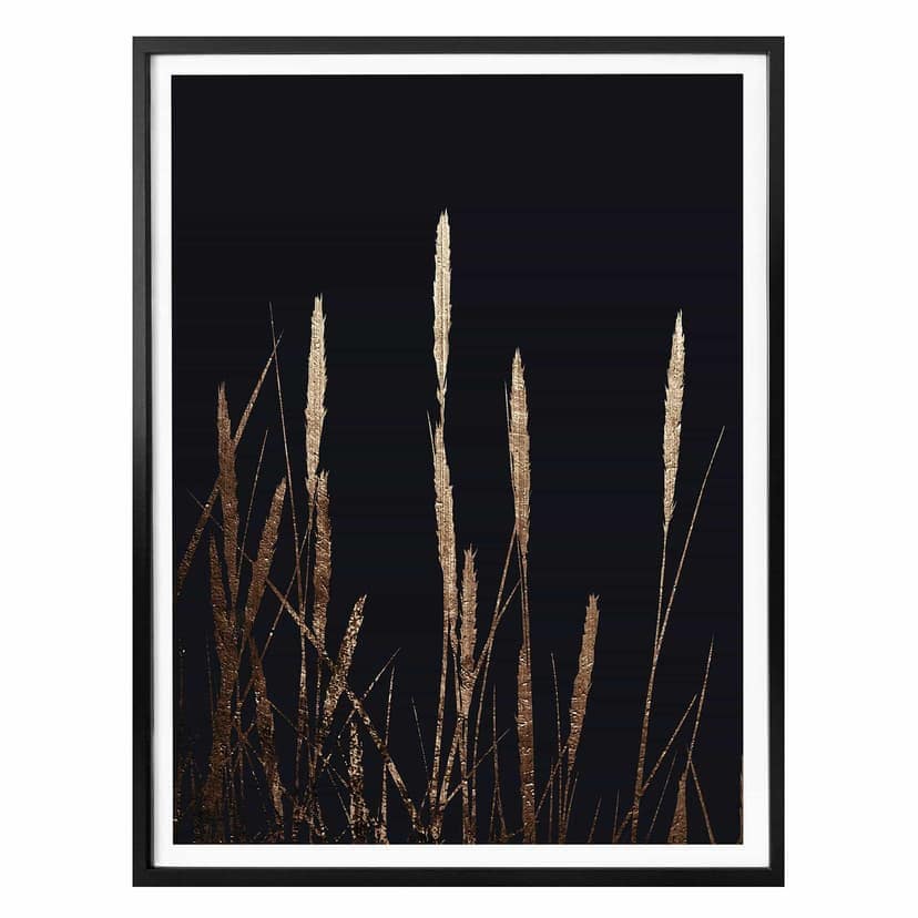 Poster Kubistika - Gyllene fält