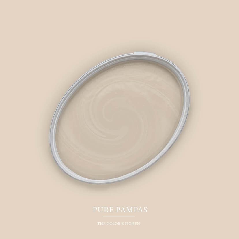 Beige Väggfärg satin matt I Pure Pampas | Rumsöppnande och lugnande | THE COLOR KITCHEN