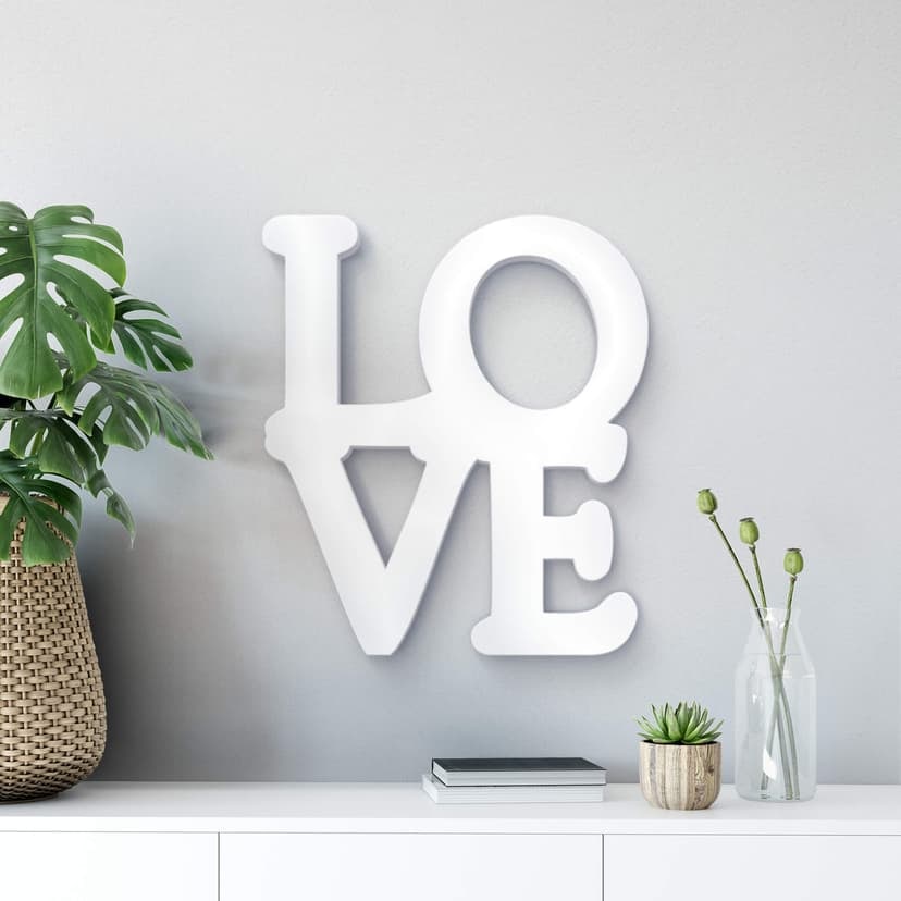 Dekorativa bokstäver 3D Love